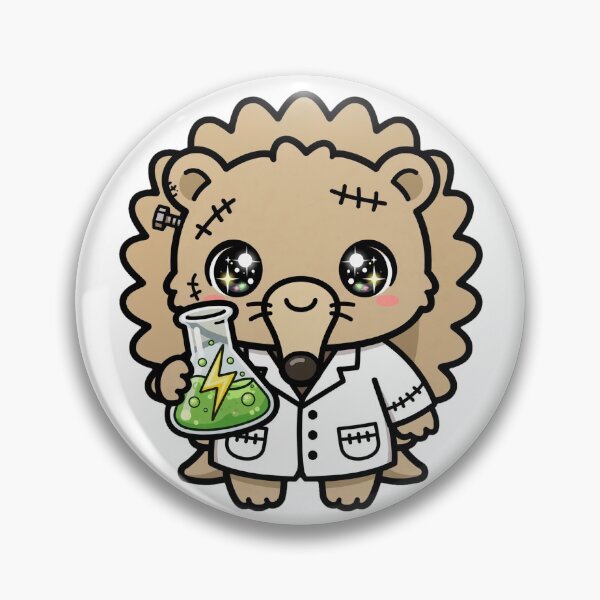 Item preview, Halloween Frankenstein Echidna Lightning Potion Scientist designed and sold by Wildlife-Walk.