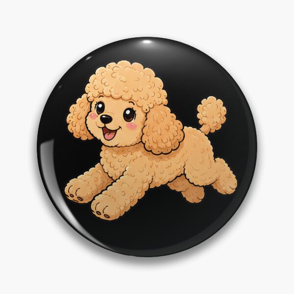 Item preview, Cute Poodle stickers and apparel design designed and sold by rafaeltto.