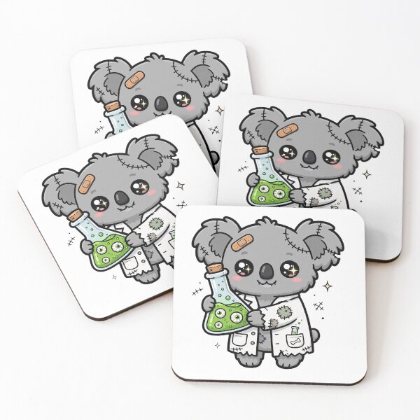 Item preview, Halloween Zombie Koala Eyeball Potion Scientist designed and sold by Wildlife-Walk.