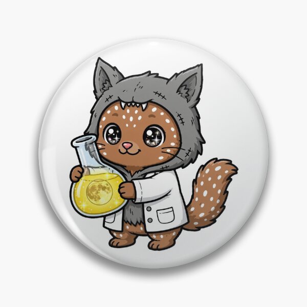 Item preview, Halloween Werewolf Quoll Moon Potion Scientist designed and sold by Wildlife-Walk.