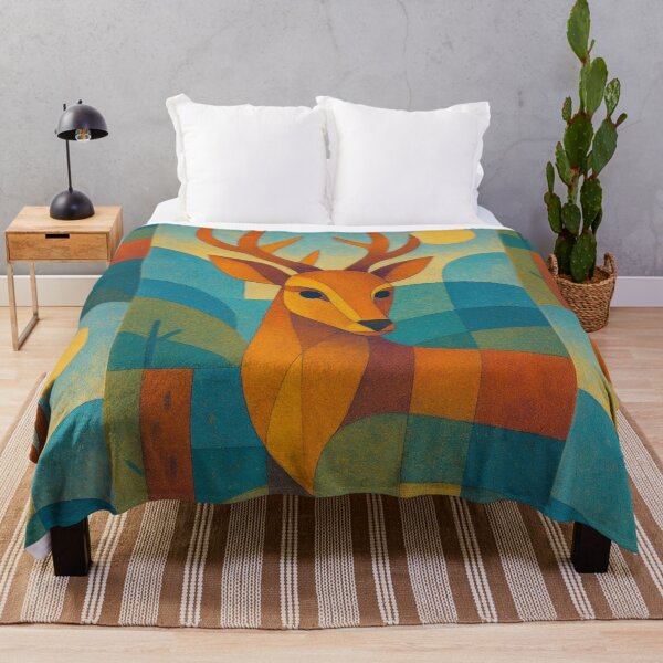 Item preview, Deer illustration – Majestic Stag in the Forest designed and sold by GalleryKauffeld.