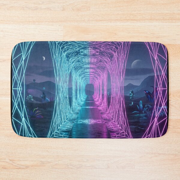 Item preview, Glowing Neon Dual Tone Sacred Geometry Corridor | Monkeybusiness designed and sold by monkeybusiness.pt.