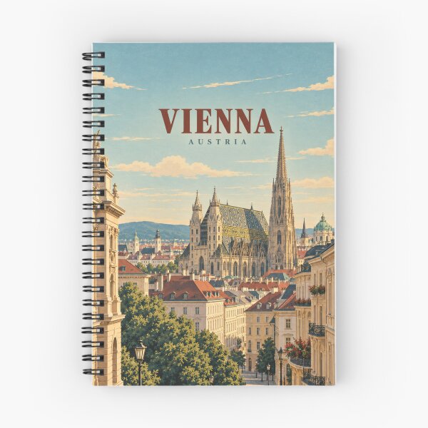 Item preview, Vienna Vintage Austrian Travel City Art designed and sold by MichaeIRellov.