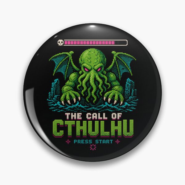 Item preview, The Call of Cthulhu Retro Pixel Boss Battle designed and sold by Fenay Designs.
