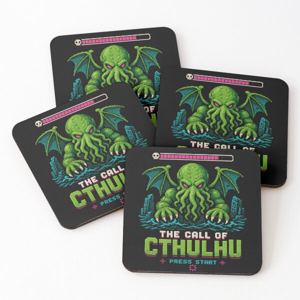 Item preview, The Call of Cthulhu Retro Pixel Boss Battle designed and sold by Fenay Designs.