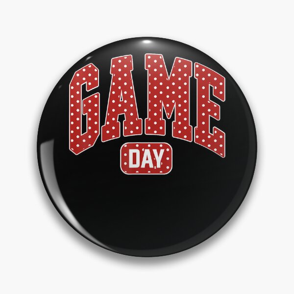 Item preview, Happy Dot Day Game Day Polka Dot Football Red Team Spirit designed and sold by Krwasatoune.