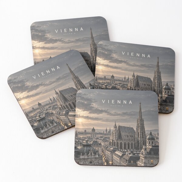 Item preview, Vienna Cinematic Monochrome Architectural Artwork designed and sold by MichaeIRellov.
