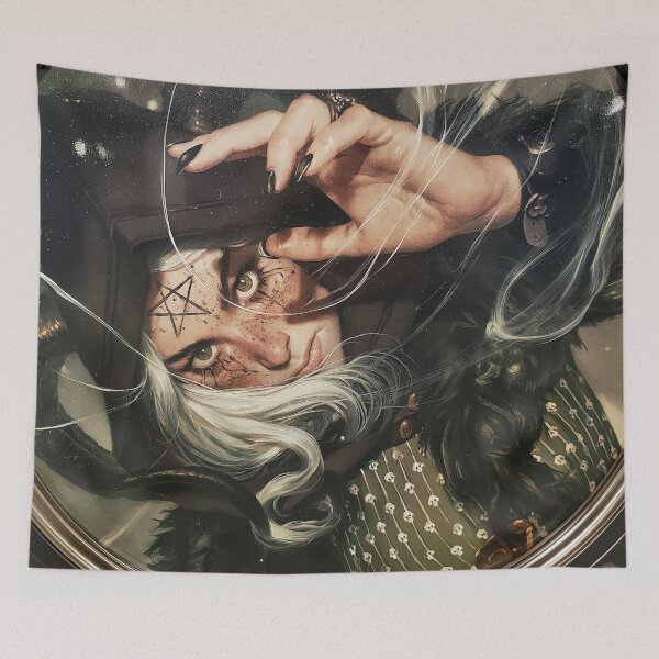 Item preview, A Young Witch in the Looking Glass designed and sold by JaimeLikes.