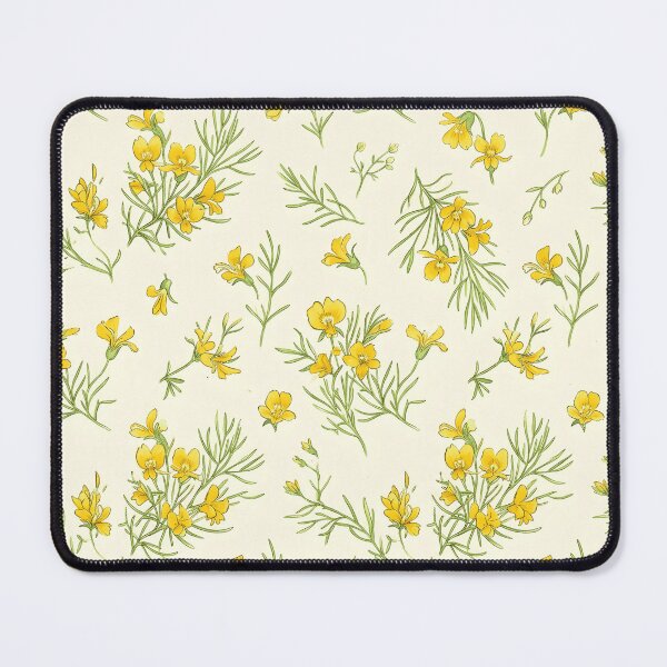 Item preview, Delicate Yellow Leschenaultia Wildflower Pattern designed and sold by Studio BC.