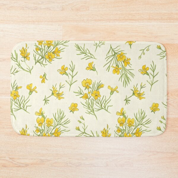 Item preview, Delicate Yellow Leschenaultia Wildflower Pattern designed and sold by Studio BC.