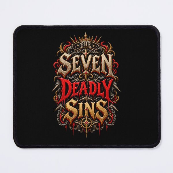 Item preview, The Seven Deadly Sins – Dark Fantasy Gothic Design designed and sold by ArtisticHeart21.