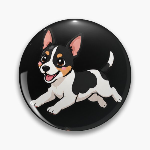 Item preview, Cute Rat Terrier stickers and apparel design designed and sold by rafaeltto.