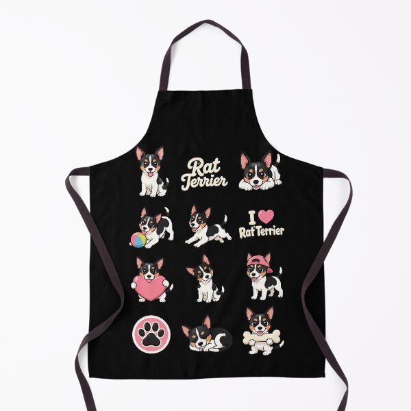 Item preview, Cute Rat Terrier stickers and apparel design designed and sold by rafaeltto.