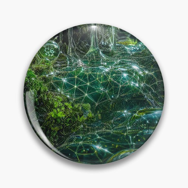 Item preview, Glowing Sacred Geometry Mossy Forest Stream Bubbles | Monkeybusiness designed and sold by monkeybusiness.pt.