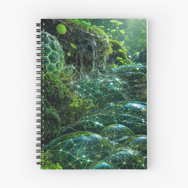 Item preview, Glowing Sacred Geometry Mossy Forest Stream Bubbles | Monkeybusiness designed and sold by monkeybusiness.pt.