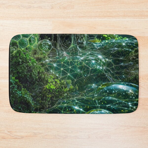 Item preview, Glowing Sacred Geometry Mossy Forest Stream Bubbles | Monkeybusiness designed and sold by monkeybusiness.pt.
