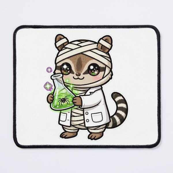 Item preview, Cute Halloween Mummy Numbat Scientist designed and sold by Wildlife-Walk.