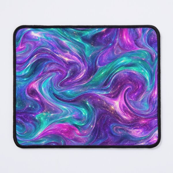 Item preview, Cosmic Galaxy Swirl – Purple Turquoise Nebula Art designed and sold by HiPatti.