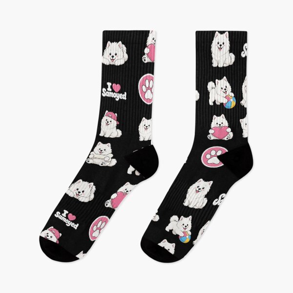 Item preview, Cute Samoyed stickers and apparel design designed and sold by rafaeltto.