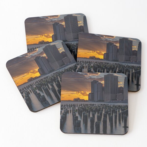 Item preview, Sunset Over Manhattan Skyline designed and sold by Gerard Fornarotto.