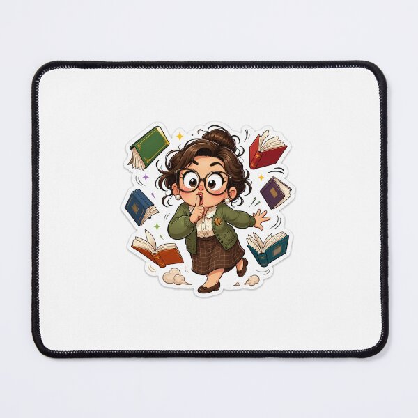 Item preview, Librarian Gift - Shush designed and sold by RedRubyBubble.