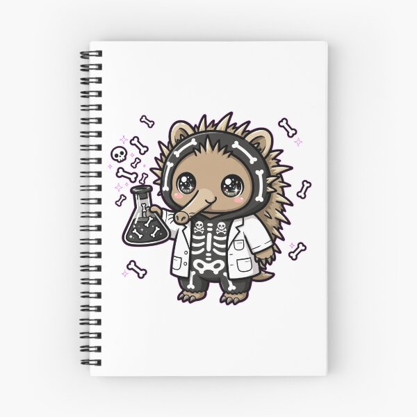 Item preview, Chibi Echidna Skeleton Lab Scientist designed and sold by Wildlife-Walk.