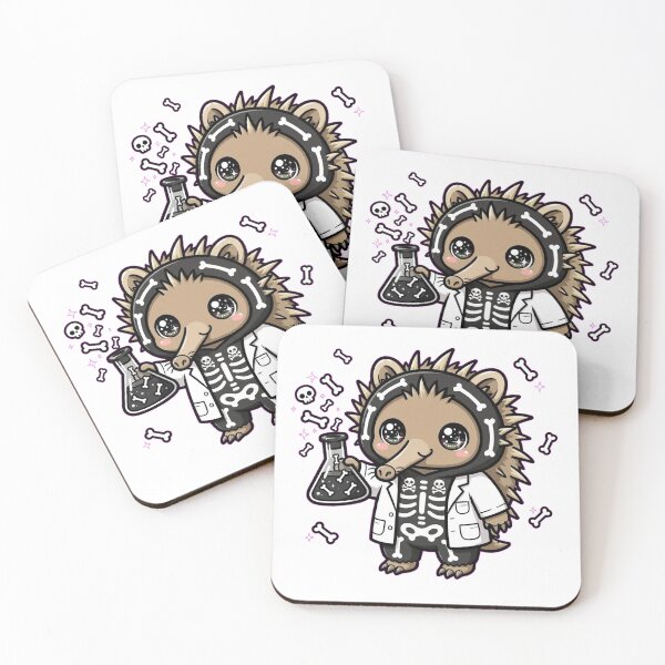 Item preview, Chibi Echidna Skeleton Lab Scientist designed and sold by Wildlife-Walk.