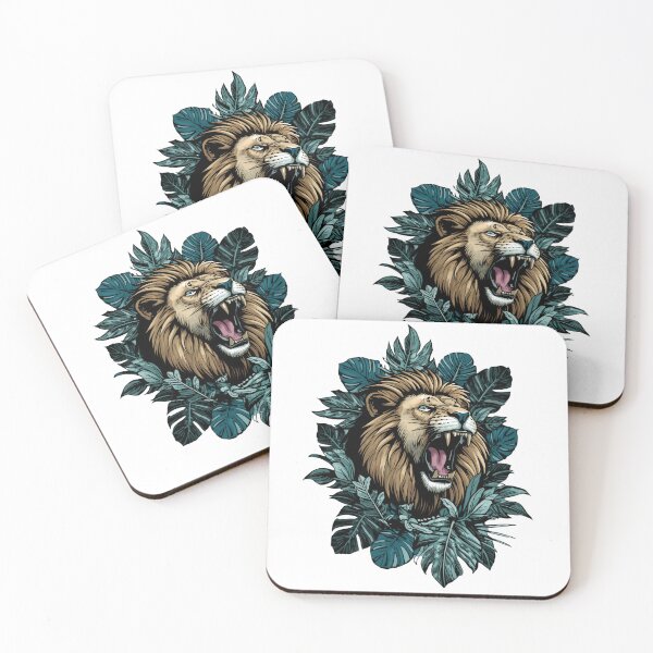 Item preview, Roaring Lion Jungle Nature Wildlife T-Shirt designed and sold by ZrnzoDesign.