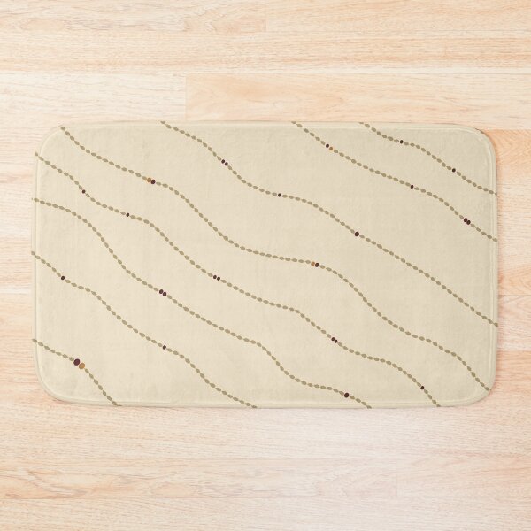 Item preview, Mali Thread Scatter – Antique Cream Minimal Thai Botanical Pattern designed and sold by NATHA PALETTE.