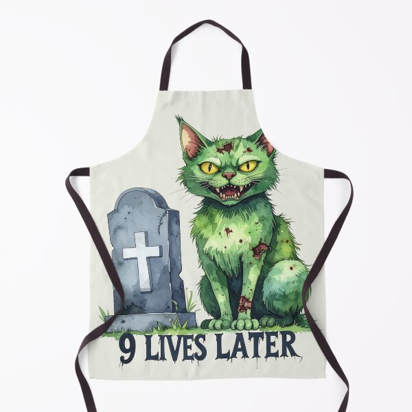 Item preview, Nine lives later, zombie cat designed and sold by LiskoDesign.