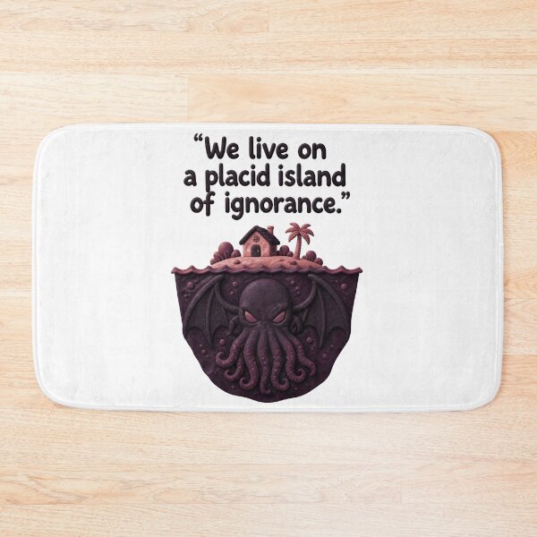 Item preview, H.P. Lovecraft Placid Island of Ignorance designed and sold by Fenay Designs.