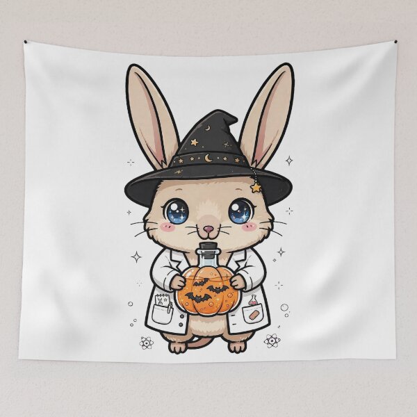 Item preview, Cute Bilby Witch Scientist Halloween Potion designed and sold by Wildlife-Walk.