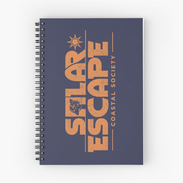 Item preview, Solar Escape Coastal Society Retro Sun Logo Design designed and sold by @SHINTOSARTSTORE.