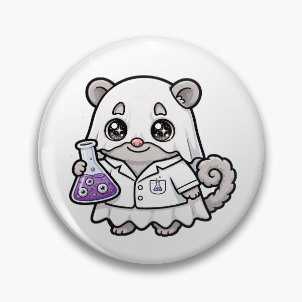Item preview, Cute Ghost Possum Lab Eyeball Potion Art designed and sold by Wildlife-Walk.