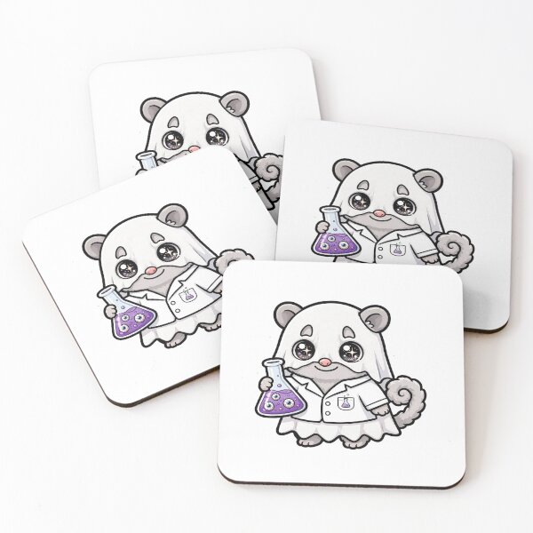 Item preview, Cute Ghost Possum Lab Eyeball Potion Art designed and sold by Wildlife-Walk.