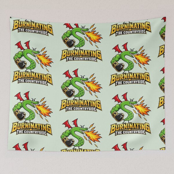 Item preview, Trogdor Burninating the Countryside Dragon inspired boxing designed and sold by Cadamurrovault.