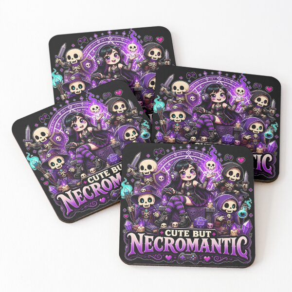 Item preview, Cute But Necromantic Kawaii Goth Gamer Girl DND designed and sold by BadhbhLoot.
