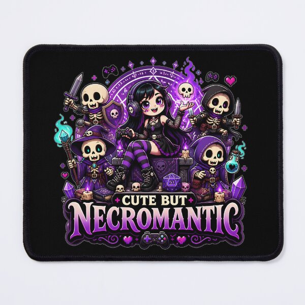 Item preview, Cute But Necromantic Kawaii Goth Gamer Girl DND designed and sold by BadhbhLoot.
