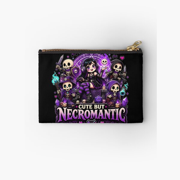 Item preview, Cute But Necromantic Kawaii Goth Gamer Girl DND designed and sold by BadhbhLoot.