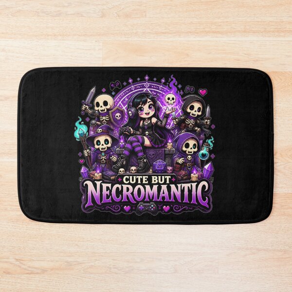 Item preview, Cute But Necromantic Kawaii Goth Gamer Girl DND designed and sold by BadhbhLoot.
