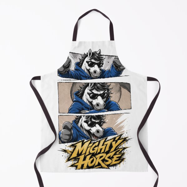 Item preview, Mighty Horse Cool Comic Hoodie Art designed and sold by Jenbaido.