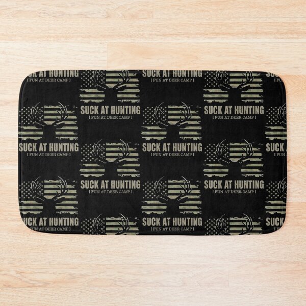 Item preview, Suck At Hunting Fun At Deer Camp Funny Man Hunter Camping designed and sold by Eat-Apples.
