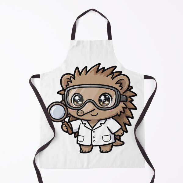 Item preview, Cute Echidna Scientist Magnifying Glass Lab Art designed and sold by Wildlife-Walk.