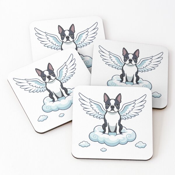 Item preview, Boston Terrier Angel designed and sold by zuluspice.
