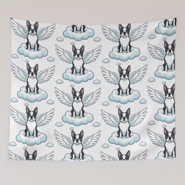 Item preview, Boston Terrier Angel designed and sold by zuluspice.