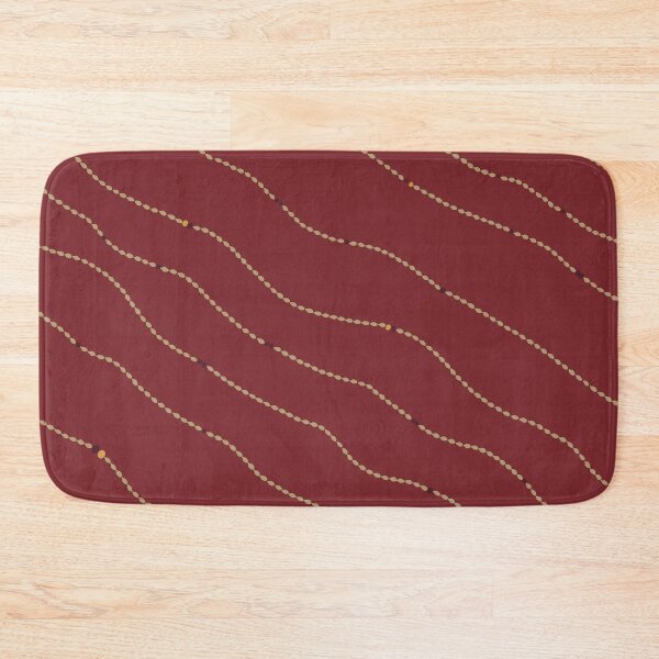 Item preview, Mali Thread Scatter – Oxblood Heritage Minimal Botanical Pattern designed and sold by NATHA PALETTE.