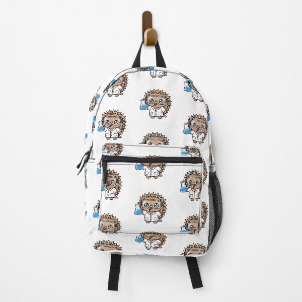 Item preview, Cute Echidna Scientist Blue Flask Lab Art designed and sold by Wildlife-Walk.