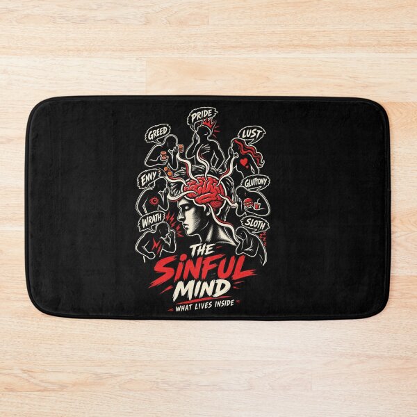 Item preview, The Sinful Mind – Seven Deadly Sins Design designed and sold by ArtisticHeart21.