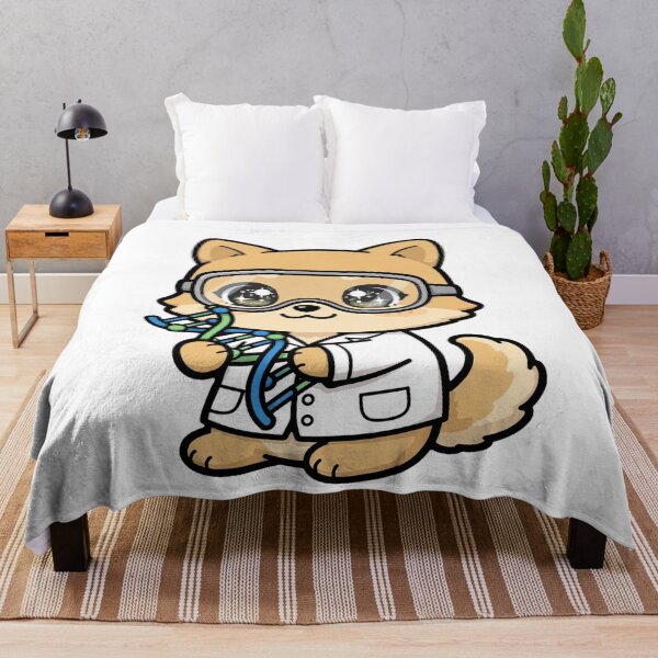 Item preview, Cute Dingo Scientist DNA Helix Genetics Art designed and sold by Wildlife-Walk.