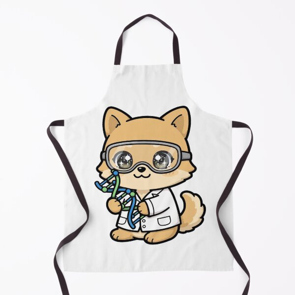 Item preview, Cute Dingo Scientist DNA Helix Genetics Art designed and sold by Wildlife-Walk.